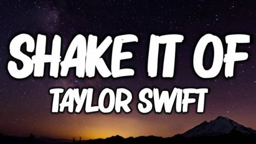 Taylor Swift - Shake It Of (Lyrics)