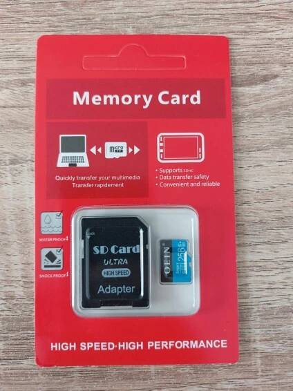 micro SD karta 256GB + adaptér SD karta