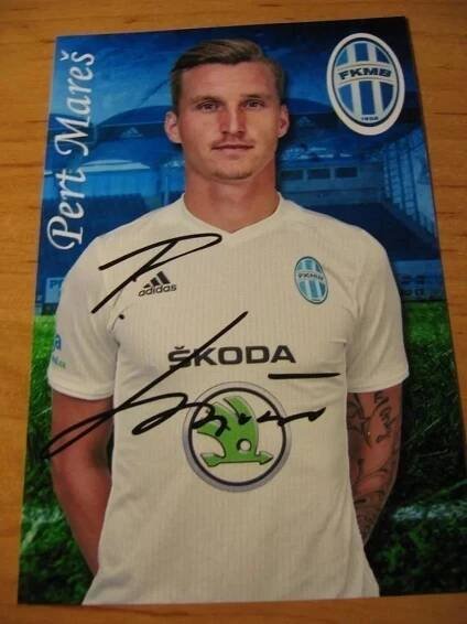 ++++ Petr Mareš - Ml. Boleslav - orig. autogram - Ostatní sběratelské předměty