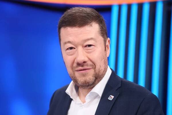 Šéf hnutí SPD Tomio Okamura v Partii Terezie Tománkové