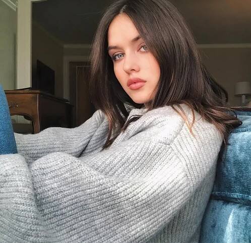 Gabby In A Sweater – Hair, Nose, Head, Lip, Eyebrow, Shou…