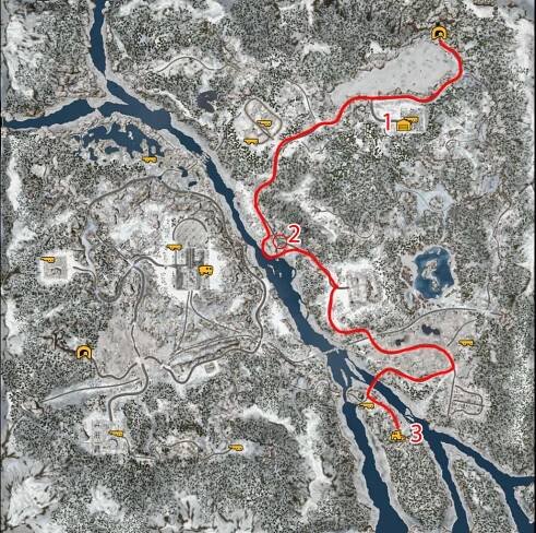 Zikz 605R location SnowRunner