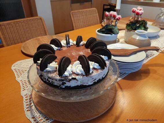 A jen tak mimochodem... Nepečený OREO dort 