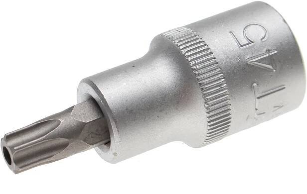 Hlavica zástrčná 1/2", T-profil s vŕtaním T45, dĺžka 53 mm, BGS 4327