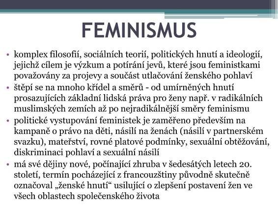 PPT - ROVNOST A NEROVNOST MEZI LIDMI PowerPoint Presentation, free download - ID:4379817