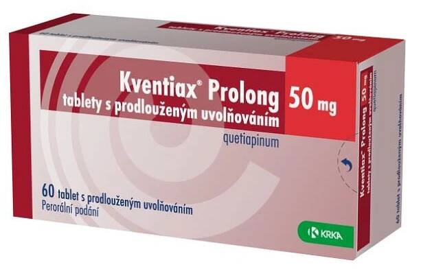 Kventiax Prolong 50MG, tableta s prodlouženým uvolňováním | Krka