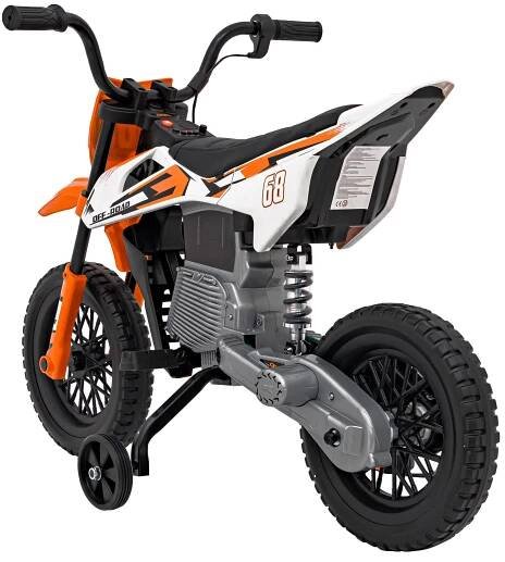 Dětská motorka na baterie PANTONE 361C Růžová + Audio panel + Pomalý start + Kola EVA | mujandilek.cz