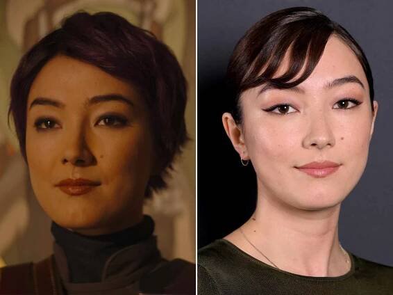 Natasha Liu Bordizzo as Sabine Wren in STAR WARS: AHSOKA