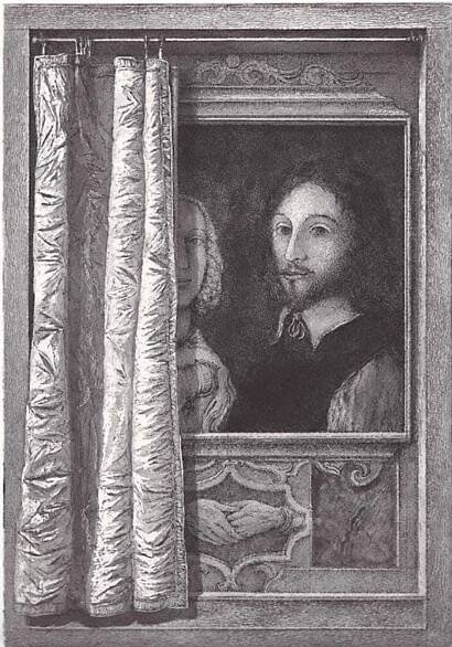 Érik Desmazières - Portrait of Sir Thomas Browne