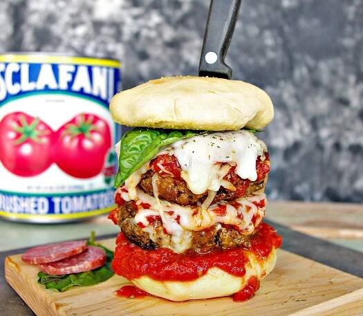 Pepperoni Pizza Burger 19