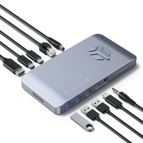 Yottamaster Thunderbolt 3 dock station NVME SATA - Příslušenství k notebookům