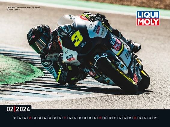 Kalendář firmy Liqui Moly pro rok 2024 - MotoFocus.cz