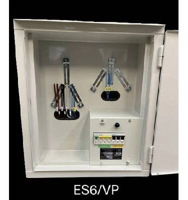 Elektroměrový rozvaděč AROVA SERVIS ES 6/VP 25A/3+HDO pro ČEZ šedý