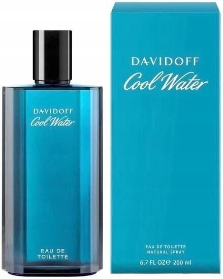 Davidoff Cool Water Man 200 Ml toaletní voda ZAFOLIOVANÁ