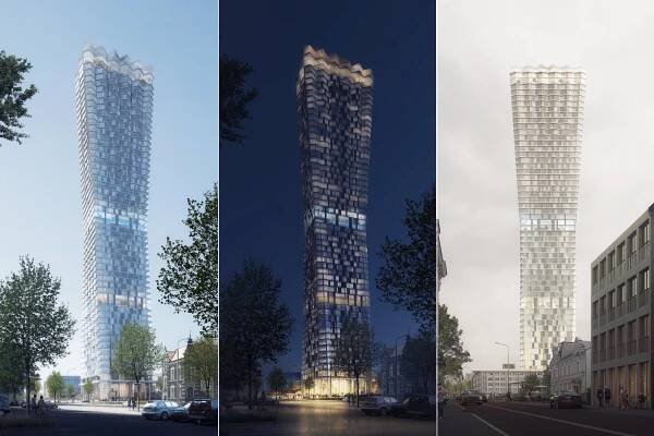Fotka: Vizualizace projektu Ostrava Tower od architektů Chybík+Krištof | CzechCrunch