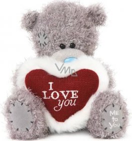 Me to You Teddy bear with a heart with the inscription I Love You 15 cm