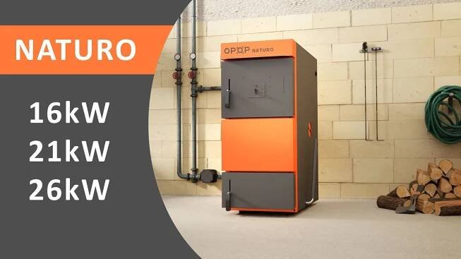 Kotel na dřevo bez elektřiny OPOP Naturo rozšiřujeme o 21 a 26kW