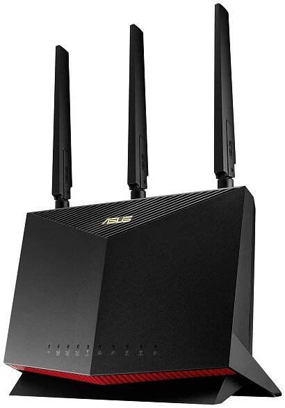 Asus 4G-AC86U AC2600 Cat. 12 router Integrovaný modem: UMTS, LTE, 2.4 GHz, 5 GHz, 600 MBit/s