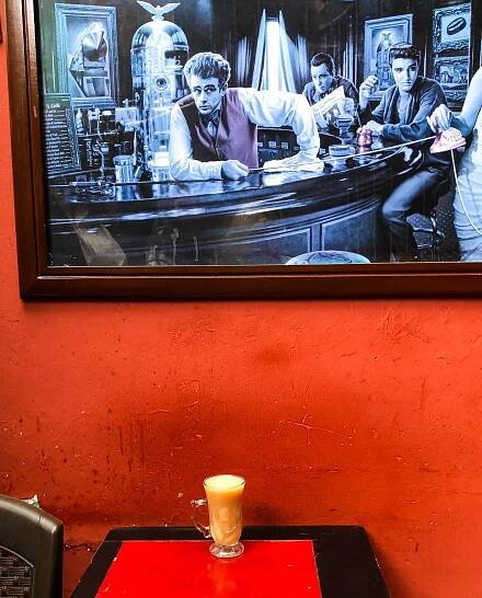 Chicha at a bar in the city’s backpacker district