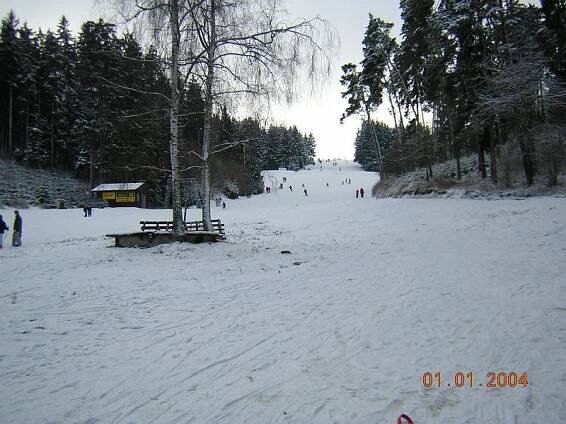 Luka nad Jihlavou - sjezdovky a sníh