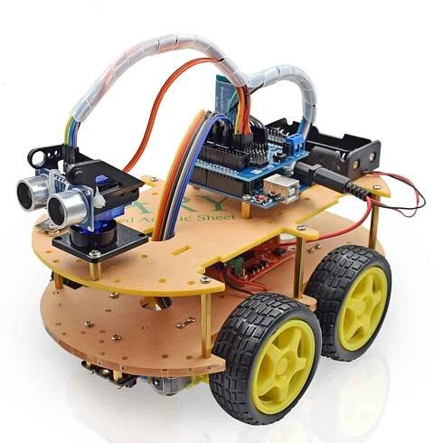 Robotické autíčko stavebnice 4WD