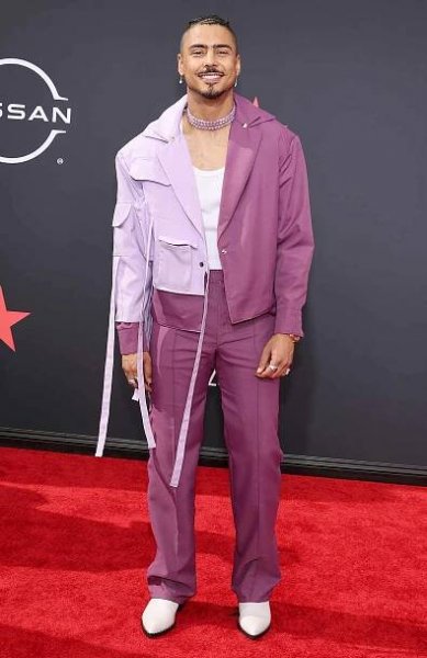 Quincy Brown attends the 2022 BET Awards at Microsoft Theater on June 26, 2022 in Los Angeles, California.