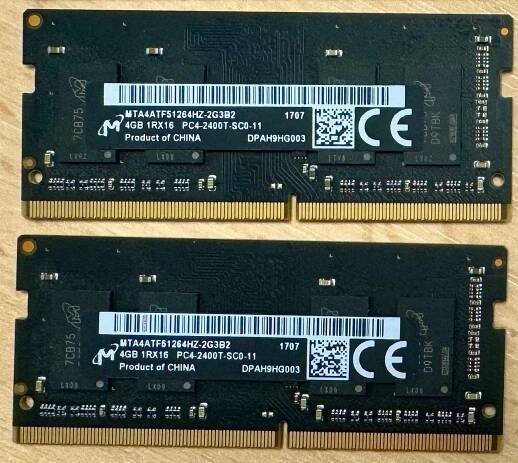RAM SODIMM DDR4 4GB - Počítače a hry