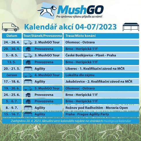 Kalendář MushGO 04-07/2023 - E-shop MushGO
