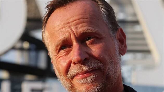 Karel Roden před večerní premiérou filmu Křižáček na festivalu v Karlových...