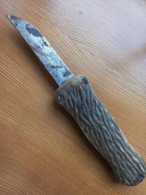 Starý RETRO nůž - nožík - kudla značený JELEN - Sport a turistika