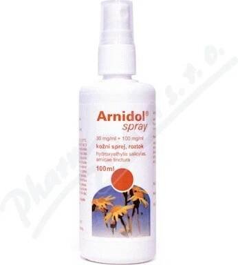 ARNIDOL SPRAY DRM 30MG/ML+100MG/ML DRM SPR SOL 100ML