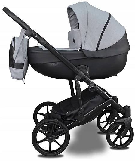 DĚTSKÝ VOZÍK 2v1 NXT + Adaptéry pro Maxi Cosi Pebble Cybex Aton XLander Barva bílá černá červená