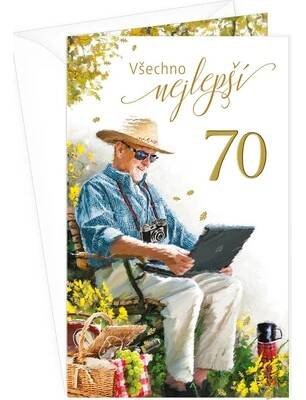 ARGUS Přání k narozeninám s klopou na peníze 70 15-6522c70 od 45 Kč - Heureka.cz