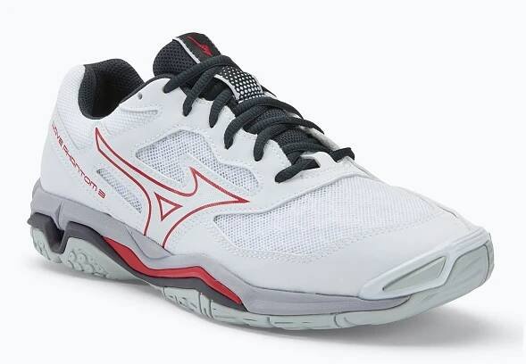 Pánské házenkářské boty Mizuno Wave Phantom 3 white/salsa/black