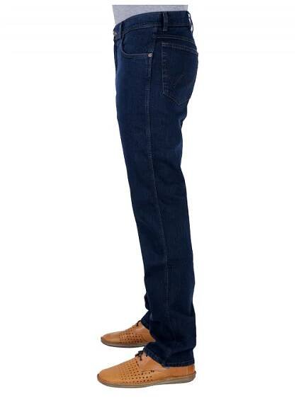 Pánské jeans WRANGLER W12175001 TEXAS STRETCH BLUE BLACK Tričko zdarma při nákupu nad 3000,-! | Jeans-Shop.cz