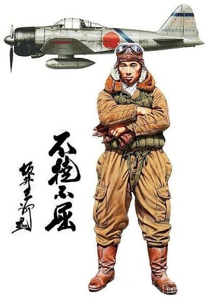 Mitsubishi A6M Zero "Zeke"  Saburo Sakai | Aviation art, Wwii fighters, Wwii