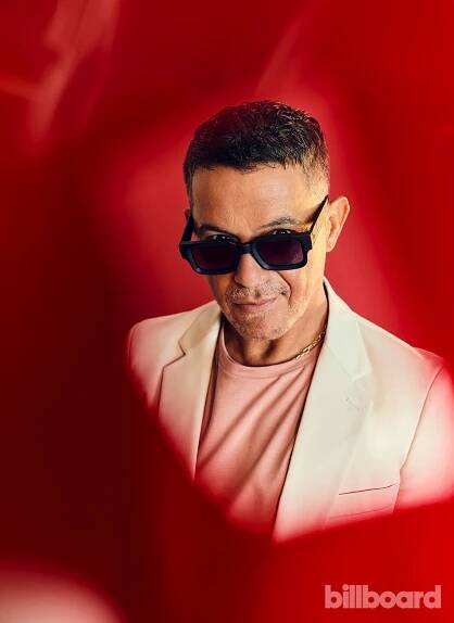 Alejandro Sanz photographed on May 2, 2025 at 5020 Studio in Miami.