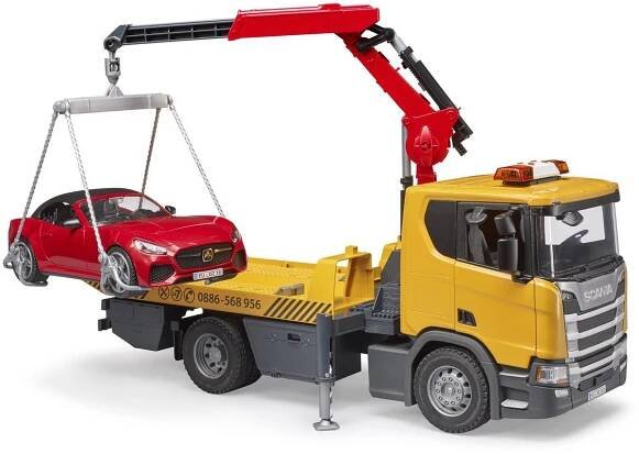 Bruder 03552 – Scania odtahovka s autem - Svět Bruderu