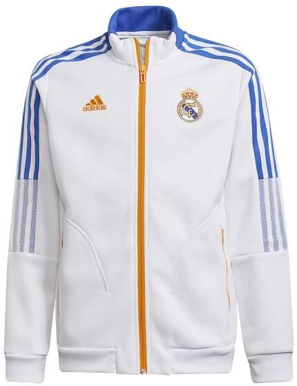 Adidas Real Madrid Tiro Anthem bílá/modrá/oranžová UK Junior XL Dětské