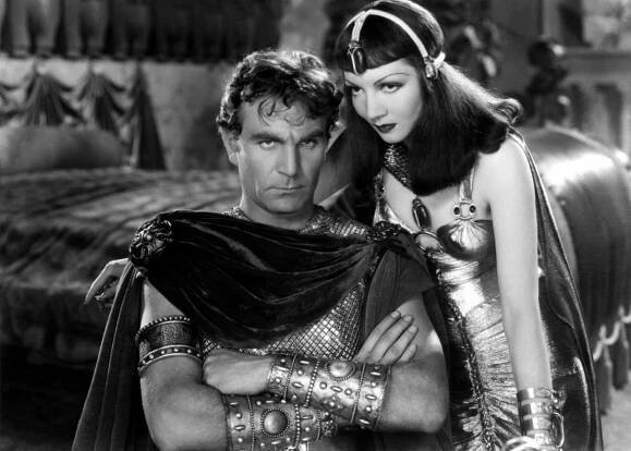 Kleopatra - Z filmu - Henry Wilcoxon, Claudette Colbert
