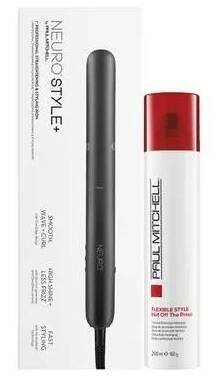 Paul Mitchell Neuro Style Protect Duo - Žehlička na vlasy + tepelný štít ve spreji 200 ml Dárková sada