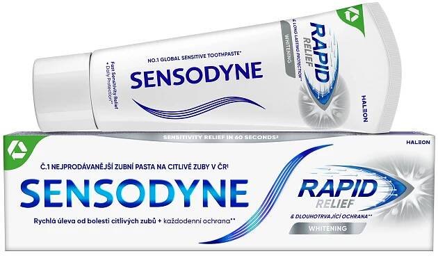 Sensodyne Rapid Relief Whitening zubní pasta 75 ml