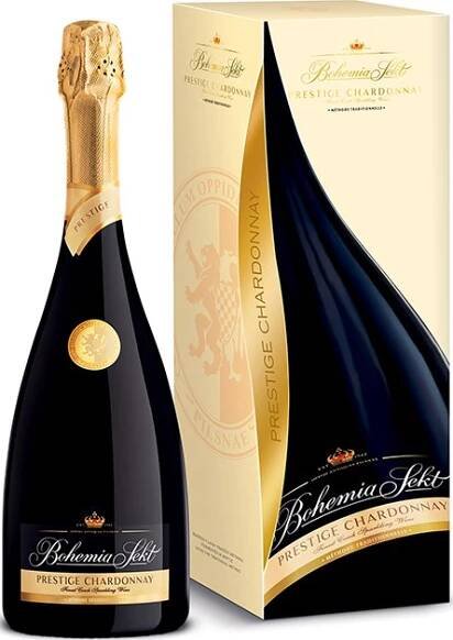 Bohemia Sekt Prestige Chardonnay Brut dárkové balení 0,75 l od 274 Kč