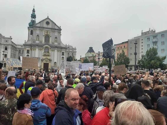 Andrej Babiš v rámci předvolební kampaně v Opavě. 23. srpna 2022, Opava.