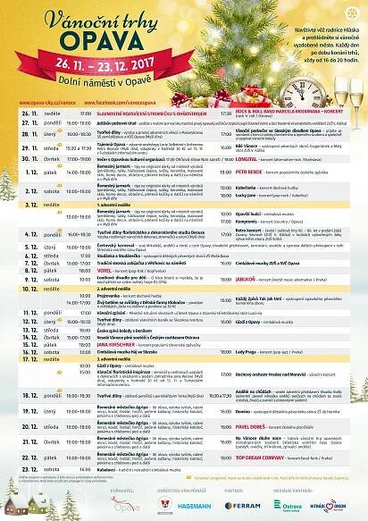 Vánoční trhy Opava 2017 - Statutární město Opava