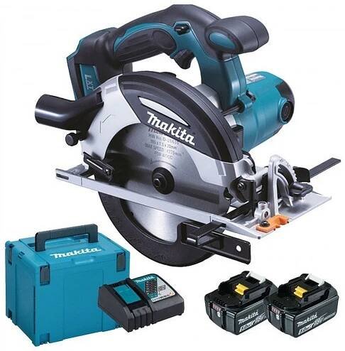MAKITA DHS630RTJ - AKU OKRUŽNÍ PILA 165MM LI-ION 18V/5,0AH,SYSTAINER - AKU KOTOUČOVÉ PILY (MAFL) - AKU NÁŘADÍ