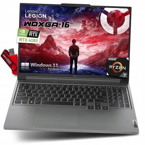 Notebook notebook Lenovo Legion Slim 5 Ryzen 7 32GB 1TB 16" WQXGA RTX UK LED