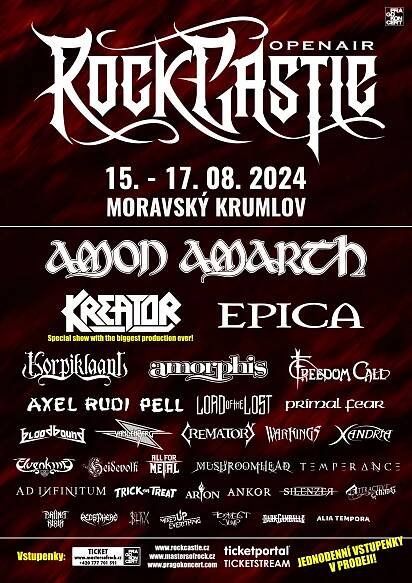 15.-17.08.2024 | Rock Castle | Moravský Krumlov | PRAGOKONCERT BOHEMIA, a.s.