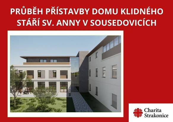 Přístavba Domu klidného stáří sv. Anny v Sousedovicích slaví první narozeniny
