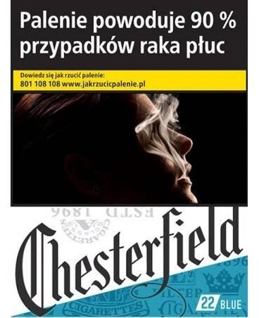 Papierosy CHESTERFIELD BLUE 22
